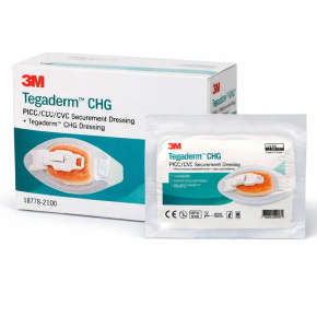 3M™ Tegaderm™ CHG PICC/CVC so zabezpečovacím prvkom (box 20 ks)