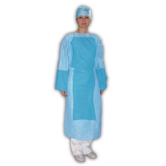 Modrý operačný plášť Drape Comfort Plus XL