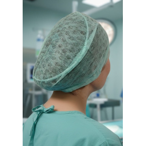 Čiapka Kosack C, EXTRA COMFORT, s gumičkou zelená (100ks)