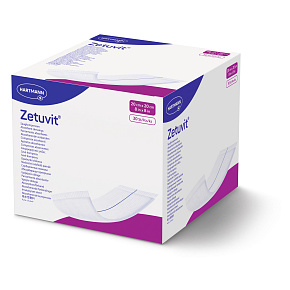 Zetuvit savý kompres nesterilný 20x20cm (30ks) Zetuvit savý kompres nesterilný 20x20cm (30ks)