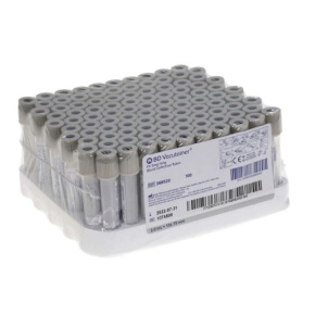 Skúmavka Vacutainer 2 ml, Gluk, Fluorid/oxal., (100ks)