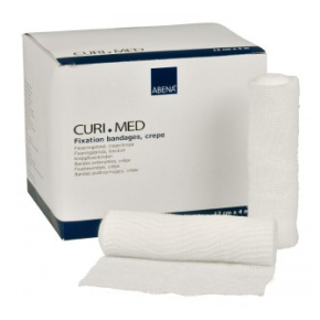 Fixačný obväz Curi-Med 12 cm x 4 m, krepová väzba (20 ks)