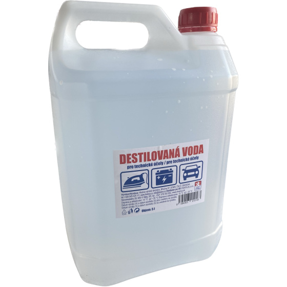 Destilovaná voda - 5l kanister