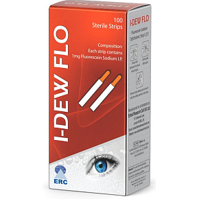 Pásiky fluoresceínové I-DEW FLO (100 ks) Pásiky fluoresceínové I-DEW FLO (100 ks)