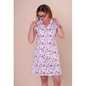 Šaty LADY PREMIUM so vzorom Medical