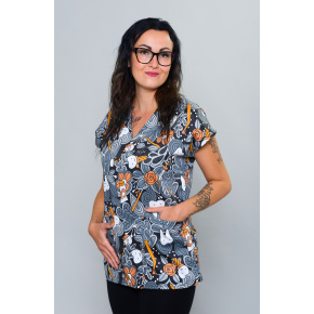 Blúzka s krátkym rukávom LADY PREMIUM dámska s potlačou