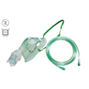 Nebulizér s kyslíkovou maskou a hadičkou pre dospelých (50ks)