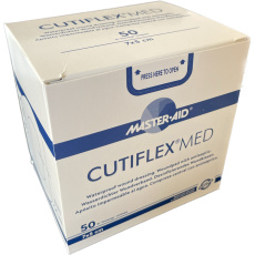 Sterilný antiseptický vodotesný rýchloobväz CUTIFLEX MED 7x5/50 ks