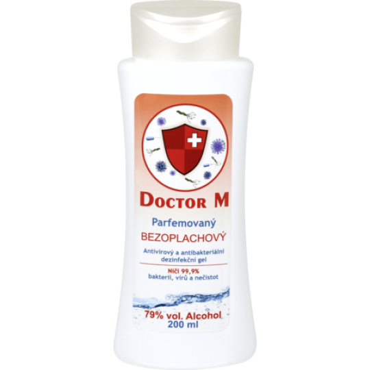 Doctor M - Biocídny, antivírusový a antibakteriálny dezinfekčný prostriedok 200 ml