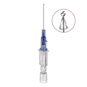 Introcan Safety PUR, 22Gx1", 0,9x25mm modrá Rovná kanyla (50ks)