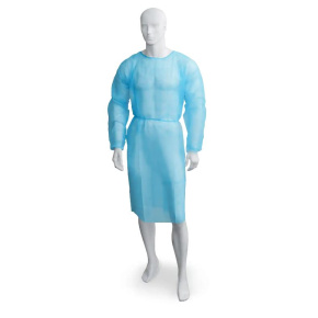 Návštevnícky plášť Medical modrý (10ks/bal) (100ks/kart)