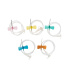 KD-FLY infúzny set s krídlami 21G zelený 0,8x19mm (50ks)