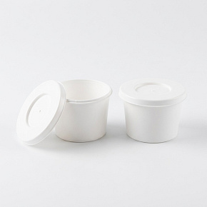 Kelímok biely s viečkom (masťovka) 30ml Kelímok biely s viečkom (masťovka) 30ml