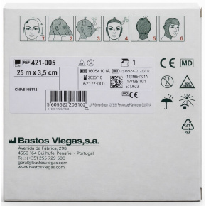 Elastický sieťový tubulárny obväz veľ.5 (krk, hlava) dĺžka 25m