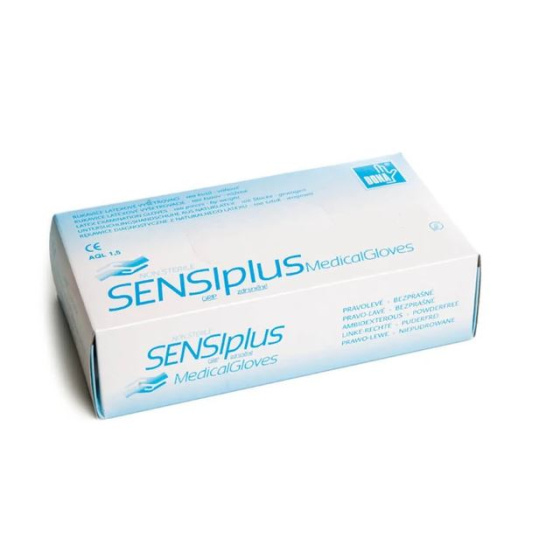 DONA rukavice latexové bez púdru SensiPLUS (100ks)