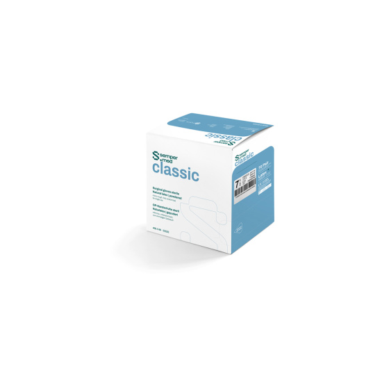 Sempermed Classic, operačné latexové rukavice s púdrom, sterilné (70 párov/bal)