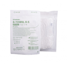 B-TOWEL X-S abdominálna rúška, sterilná, 23x33,17n/4v, RTG páska, šnúrky (5ks/bal.)
