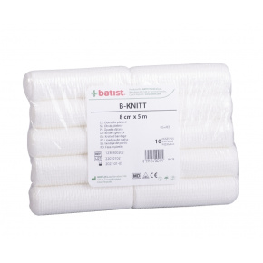 B-KNITT Pletené hydrofilné obväzy 8 cm x 5 m (10 ks/balenie)