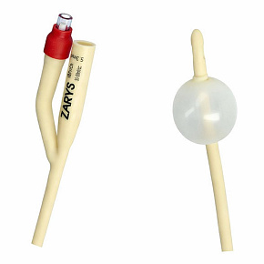 Katéter Foley 2cestný CH18 červený s balónikom 5-10ml (10ks)