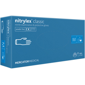 Vyšetrovacie rukavice NITRYLEX CLASSIC (100ks) Veľkosti: M