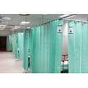 Antimikrobiálne závesy ELERS MEDICAL 375×200 cm, pacifická modrá