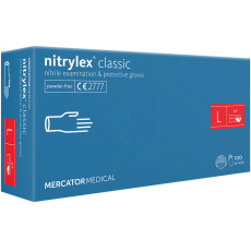 Vyšetrovacie rukavice NITRYLEX CLASSIC-vel.L (100 ks/balenie) (10 balení/kartón)