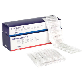 BD Discardit 5ml injekčná striekačka s luerovým sklzom (100 ks/balenie) (18 ks/kartón)