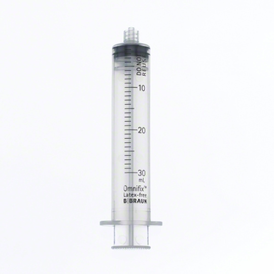 Injekčná striekačka Omnifix Solo 30 ml, Luer Lock, (100 ks/balenie)