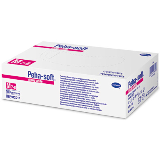 Peha-soft nitrile white powderfree