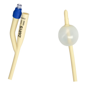 Katéter Foley 2cestný CH24 modrý s balónikom 5-10ml (10ks)