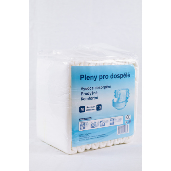 Samolepiace plienkové nohavičky - veľkosť M /2100ml (10ks)