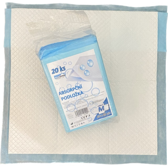 Absorpčná podložka Medicross 60x60cm M (20ks)