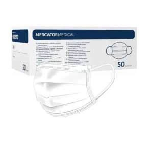 Ústna maska s gumičkou biela (50ks) Ústna maska s gumičkou biela (50ks)