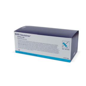 BD Ihla s krídelkami Vacutainer modrá 23G (0,6 x 19 mm x 305 mm) (50ks)