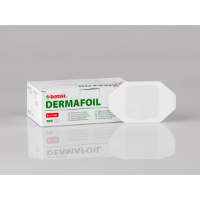 Dermafoil transparentná náplasť 6x7cm sterilná (100ks)