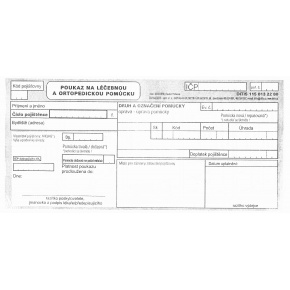 Poukaz na ortopedickú pomôcku C6/C5