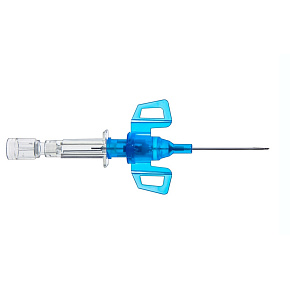 Introcan Safety 3, G22 0,9x25mm modrá kanyla uzavretá (50ks)