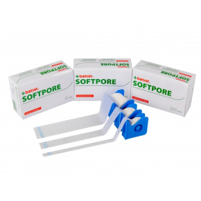 SOFTPORE náplasť - fixačná z netkaného textilu 2,5cm x 9,15m (12ks)