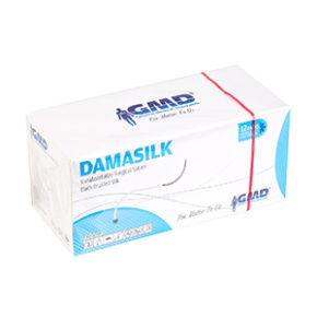 DAMASILK USP 4-0/75cm/ihla 19mm, 1/2, okrúhla s okrúhlym hrotom, hodváb, čierna (12ks/bal) DAMASILK USP 4-0/75cm/ihla 19mm, 1/2, okrúhla s okrúhlym hrotom, hodváb, čierna (12ks/bal)