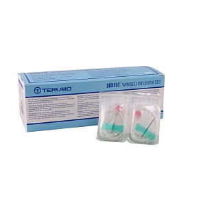 Terumo - Surflo infúzny set s krídlami 21g x 30cm zelená (50ks) Terumo - Surflo infúzny set s krídlami 21g x 30cm zelená (50ks)
