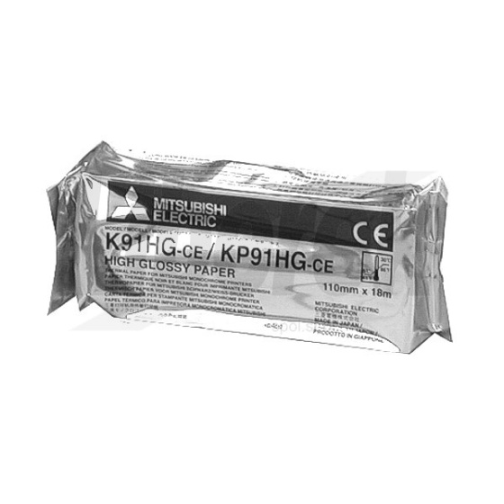 Termálny papier Mitsubishi K91HG-CE pre ultrazvuk (4ks)