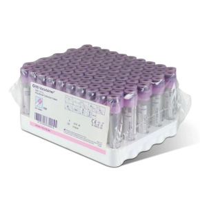 Skúmavky Vacutainer 2ml K2 EDTA, 75x13 (100ks)