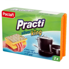 Paclan Kuchynská špongia SILVER KING 2ks