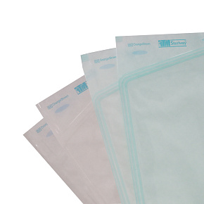 Sterilizačný sáčok skladaný papier/fólia, š. 10x30cm, 60 gsm, ind. P,EO,F, (900ks)