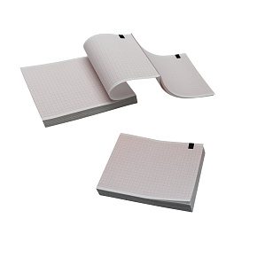 Skladaný termopapier na záznam EKG, 210 × 295 mm, 150 listov Skladaný termopapier na záznam EKG, 210 × 295 mm, 150 listov