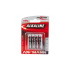 Alkalické mikroalkalické batérie ANSMANN LR03 (AAA) / Blistr 4ks