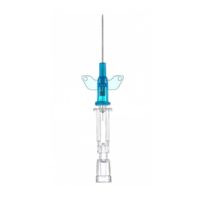 Introcan Safety W, 22G 0,9x25mm modrá Kanyla rovná s krídelkami (50ks)