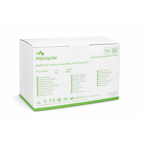 Ústenka s úväzkami Mölnlycke BARRIER, Extra Protection, Anti f (50ks)
