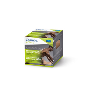 Cosmos ACTIVE kineziologická tejpovacia páska - béžová, 5 cm x 5 m, 1 ks