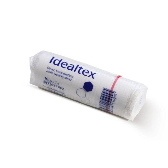 Bandáž IDEALTEX 10cmx5m dlhá strečová 115% 1ks
